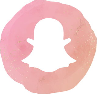 snapchat logo in pink